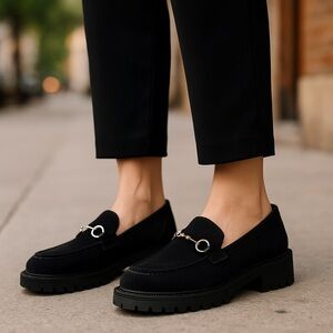 Men's Black Loafers
